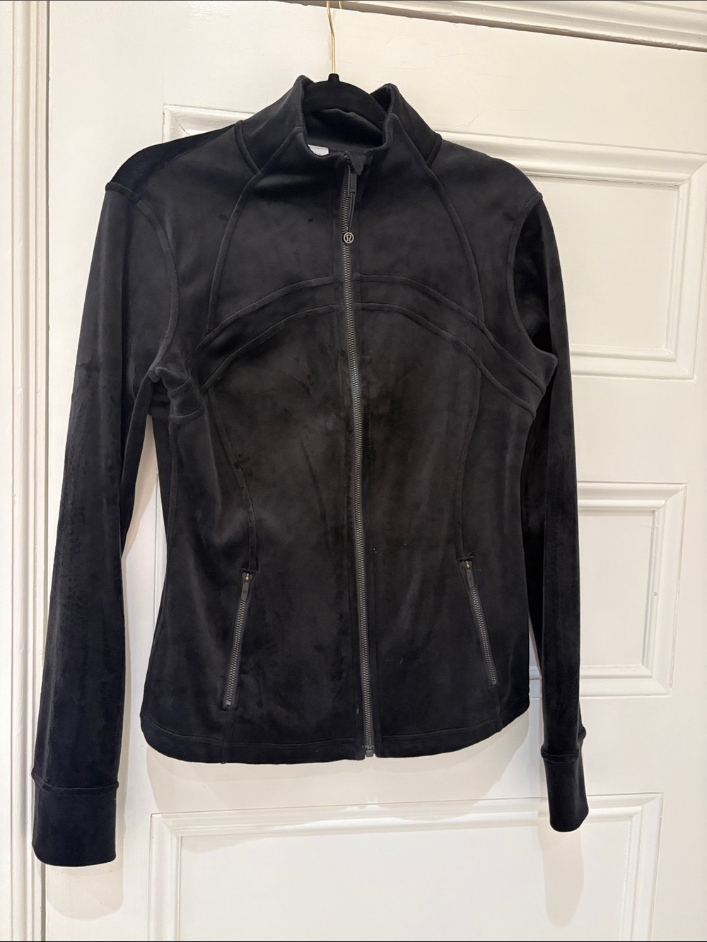 lululemon athletica Black velvet define jacket